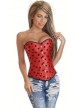 Lace up Polka dot Corset