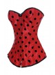 Lace up Polka dot Corset